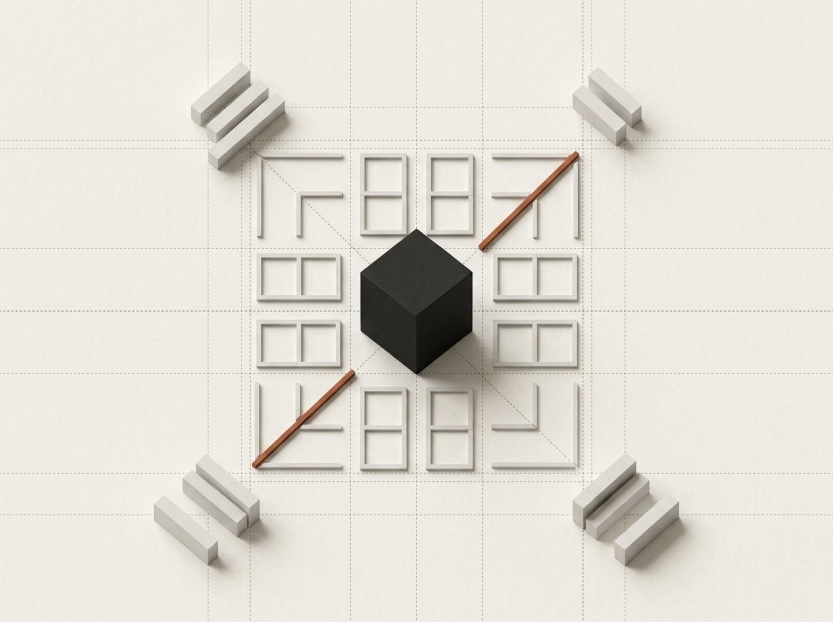 Signal Delivered — Suprematist Black Square Resolved Architectural Notification Banner
